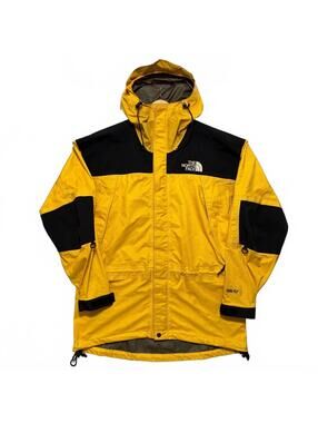 VTG 90's The North Face Mountain Light Gore-Tex Jacket Men's M Yellow Black